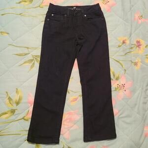 Girl's Steve's Jeans Denim Skinny Fit Jeans Black Size 6